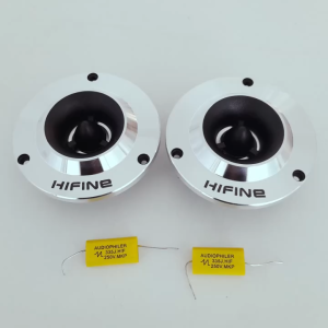 ทวิตเตอร์เสียงแหลมจานขนาด 4 นิ้ว สีเงิน HF-12SQ ราคาต่อ 1 คู่ แม่เหล็ก70X12มิล วอยส์สีเงินอย่างดี พร้อมซีคุณภาพ งานคุณภาพHIFINE