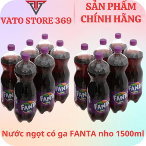 Nước ngọt có ga FANTA nho chai 1.5L