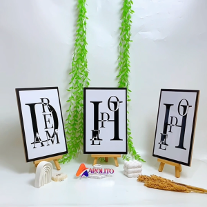 HIASAN DINDINGQUOTE MONOCHROME DEKORASI AESTHETIC PAJANGAN DINDING HITAM PUTIH WALL DECOR QUOTE HITAM PUTIH MONOCHROME