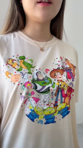 Carotyles Baju Atasan Kaos Couple Keluarga Family Wanita Anak Perempuan Laki Laki Pasangan Oversize Jumbo Lengan Pendek Panjang Korean Style Terbaru Mk Toy