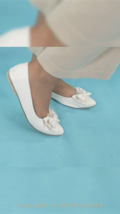 Liliw (Sam&Max 089)  Flat Vegan Leather Doll Shoes with Bow Knot Ribbon  (Standard Fit)