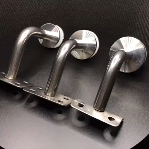 Handrail Bracket Parts Stainless Steel Rail Support Stair Guardrail Bracket