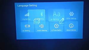 โปรเจคเตอร์X8max HY300 P30 Pro 4K iPhone Android11 projector Dual WiFi6 260 H713 BT5.0 1080P 1280*720Pโฮมเธียเตอร์