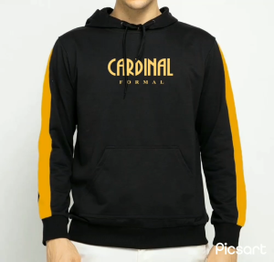 Jaket Sweater Hoodie Jumper Big Size Pria Wanita Lengan Panjang Basic Kain Fleece Kombinasi 2 Warna Ukuran XS - XXXL