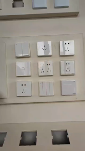 Type 86 wall outlets international wall sockets white AND Wall socket with utility box II FIX-IT CORNER PH