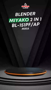 Miyako Blender Plastik 2 in 1 - BL151PF/AP - GRATIS ONGKIR Jabodetabek