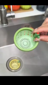 Penapis Sinki Bentuk Kaktus Penapis Sinki Longkang Penyumbat Jaring Sinki  Sink Strainer Cactus Shape Sink Strainer Drain Net Stopper Sink Food Waste Collector Kitchen Accessories