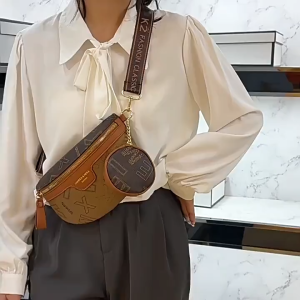 Good Taste Jancey PU Leather Crossbody Bag for Women Armpit Bag Chest Bag for Girls