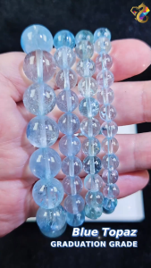 Graduation Grade Blue Topaz Bracelet