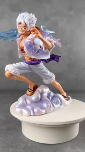 Mô hình OnePiece - Mô hình Luffy đạp mây ném sét (Cao 22cm) - Hộp màu đẹp