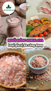 Muối hồng Himalaya organic 1kg ( Muối hồng cho bé ăn dặm gia vị nấu ăn nấu sữa hạt) - Chợ Thảo Dược Việt