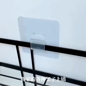 5Pcs Transparent Wall Mounted Hooks - Self-Adhesive Shelf Hooks - Kitchen Bathroom Non Trace Stickers Holder - Household Storage Hanging Hooks