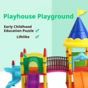 Slide amusement park toy doll DIY set play castle entertainment toys