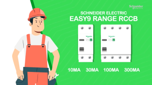 Schneider EASY9 RCCB/ ELCB 25A/40A/63A 2POLE 10MA/30MA/100MA RESIDUAL CURRENT CIRCUIT BREAKER (SIRIM)