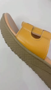 SANDAL WEDGES 3 CM MODEL TERBARU KEKINIAN KULIT SAPI GARUT MODEL RANTAI