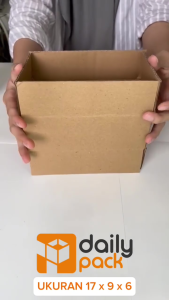 DAILY PACK / DUS PACKING / KARDUS PACKING POLOS / KATON PACKING / BOX PACKING UKURAN 17X9X6
