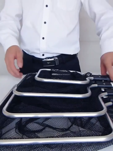 กระชอน ตักปลา มี4ขนาด ด้ามสแตนเลส สวิงยาว 8/10/12/14 นิ้ว สวิงตักปลายืดหดได้ กระชอนตักปลา กระชอนตักใบไม้