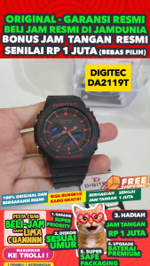 JAM TANGAN DIGITEC ORIGINAL - JAM DIGITEC DA-2119TRD JAM DIGITEC DA2119 JAM DIGITEC 2119 JAM DIGITEC DA2119TRD - Men TR - Resin - Hitam - Diameter 4 CM - Jamdunia / Jam dunia JD18 JAM TANGAN PRIA JAM PRIA JAM TANGAN ANTI AIR # S003