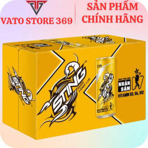 Nước tăng lực STING nhân sâm lon 330ml