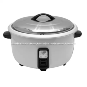 Krischef 21L Rice Cooker Comercial Putih Stainless Steel Body Alat Pemasak Penanak Nasi Ukuran Besar Jumbo Untuk Restoran Cafe Ricecooker Krisbow Kris Chef 21 Litter White