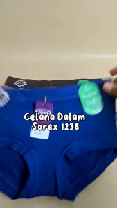 3Pcs Celana Dalam Wanita Dewasa Sorex 1238 | Cd Wanita Premium Super Soft