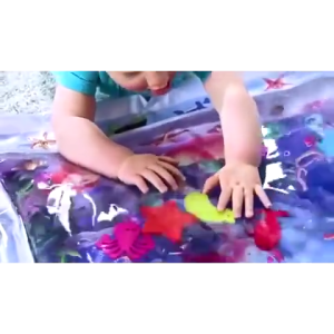 BABYBEAR Water Playmats kartun Tummy time playmate Matras air bayi mainan edukasi Playmat Baby Gym musik mainan rattle lampu/Mainan gym bayi/playgym/mainan anak/matras bayi piano