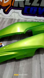 Win - Cover Body Bodi Belakang Sepasang Jupiter Z 2010 Robot Hijau