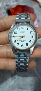 Đồng hồ nam SCRIPT dây thép size 37 second hand si nhật- đã qua sử dụng