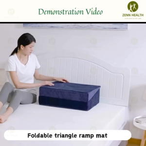 High Sponge Backrest Pillow Bed Wedge Pillow Prevent Acid Reflux Rise With Removable Pillowcase