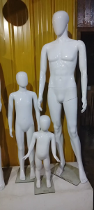 Glossy White Plastic Mannequin