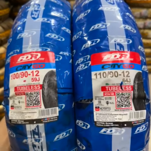 PAKET HEMAT Ban Motor FDR City Go 100/90&110/90-12 Tubeless (TL) Motor Metic
