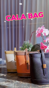 Jims Honey Cala Tas Selempang Bahu Bucket Wanita Two Tone Elegan