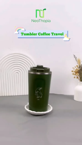 Tumbler Custom Travel Coffee Grafir Cetak Nama Tulisan Logo & Souvenir Promosi Murah