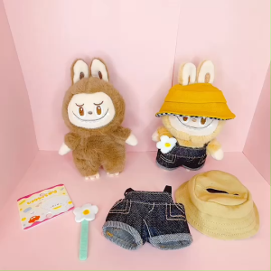 🧸 แพ้ให้กับความน่ารักของน้องไม่ไหว พวงกุญแจ ตุ๊กตา Monster  ขนาด 5 นิ้ว มีทั้งหมด 8 สี ชุด หมวก สามารถถอดออกแต่งตัวได้