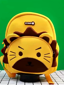 Balo cho bé mầm non mẫu giáo dạng hộptừ 2 đến 5 tuổichất liệu mềm mại sức chứa lớnbalo trẻ em hình in động vật