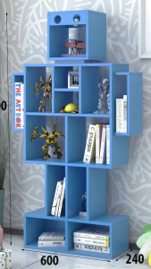 FREESHIP HCM - Kệ Sách Gỗ MDF Hình Robot Cho Bé Tatana KS031 – có thiết kế theo yêu cầu khách hàng