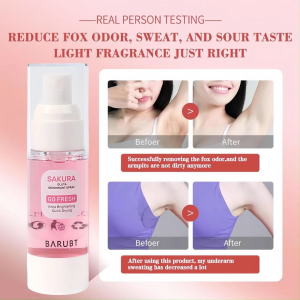 Sakura Gluta Deodorant Spray Brighten Up Underarms Antiperspirant And Underarm Whitening Cream Set 30g+35ml 5X Ceramide Body Lotion Pearl Moisturizer | Trending Whitening And Moisturizing The Skin Removing Dull And Brightening Skin Under The Armpits