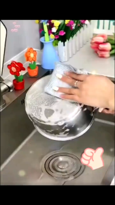 Kain Lap Kawat Dapur Bentuk Petak Halus Untuk Membersih Panci Dan Piring Kain Cuci Piring Kawat