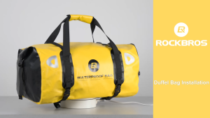 【MY Warehouse】ROCKBROS Waterproof Motorcycle Rear Seat Bag 62L Large Capacity Motorcycle Travel Bag Sports Shoulder Bag Gym Bag
