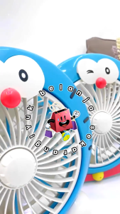 Kipas Angin Meja Karakter 10inch Portable Listrik Table Fan Lucu Desk Fan Karakter