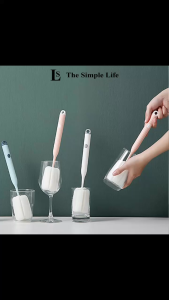 Cọ rửa bình sữa cọ rửa ly bình nước cốc uống nước dụng cụ làm sạch chai thủy tinh đa năng cao cấp CHÍNH HÃNG