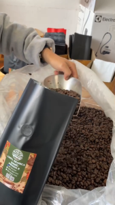 กาแฟคั่ว 500กรัม เกรดบี อาราบิก้า 100% กาแฟเทพเสด็จ