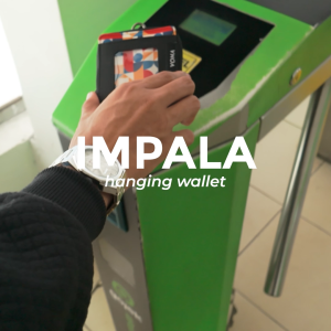 VONA Impala Hanging Wallet - Dompet Kartu ID dengan Lanyard Pria Wanita Card Holder Dompet Gantung Leher