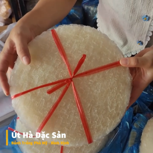 Bánh Tráng Giòn Phù Mỹ Sấp 20 Cái Không Mè - Bánh Tráng Cuốn Bình Định Dai Giòn - Út Hà Đặc Sản