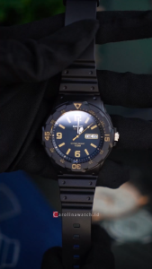 Jam Tangan Pria Casio General MRW-200H-1B3 Black Dial Black Resin Band
