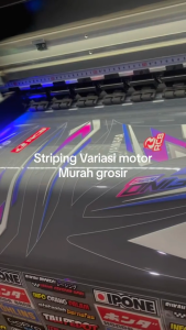 STRIPING VARIASI MOTOR YAMAHA VIXION OLD / STICKER LISH MOTOR YAMAHA VIXION LAMA