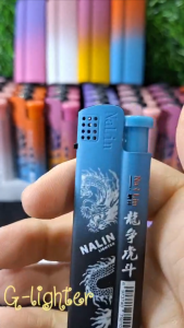 ไฟแช็คแก๊สสีทูโทนรุ่นNL ไฟแช็คแก๊สเติมได้ ที่จุดเตาแก๊ส ไฟแช็คลายเก๋ๆ ไฟแช็คพกพา สินค้าตัวเปล่าไม่มีวัตถุไวไฟ