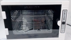 UV Sterilizer Offers 99.9% Sterilization Featuring a Timer and Ozone Function Designed for Nail Salons and Medical Environments