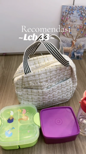 GROSIRAN OMYGOOSE LUNCH BAG TAS BEKAL MAKANAN / LUNCH BOX ALUMUNIUM FOIL / TAS BEKAL BAHAN WOLEN TEBAL / LCB 033