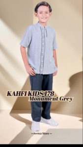 BAJU STELAN KOKO ANAK ETHICA KAHFI KIDS 178 MONUMENT GREY